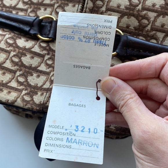 Vintage Rare Christian Dior Trotter Boston bag - Picture 8 of 9